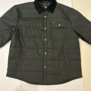 Brixton Men's Black Quilted “Cass” Jacket. Size large